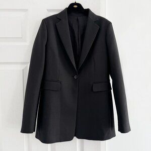 Joseph "Lorenzo" Comfort Wool Blazer in Black, size 38 (fits size 4)